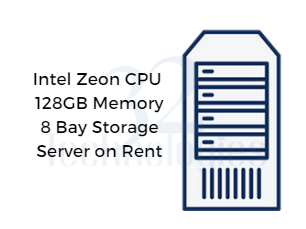 Xeon CPU . Upto 128GB Memory . 8 Bay Storage